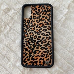 Wildflower cheetah iPhone X/XS case